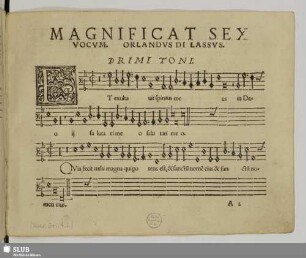 Magnificat sex vocum