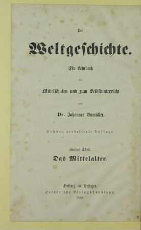 Bd. 2: Geschichte des Mittelalters