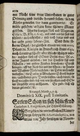 Evangel. Matth. 9, 1-8. Dominica XIX. post Trinitatis.