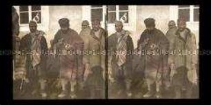 Österreichische Soldaten nach elfmonatiger Gefangenschaft, Cetinje
