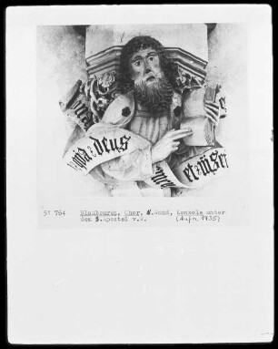 Die zwölf Apostel — Der heilige Thomas — Ein Prophet