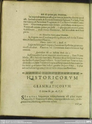 Historicorum & Grammaticorum