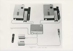 Projektionsschema mit "Diamix Typ 5982" der Agfa-Gevaert-Aktiengesellschaft