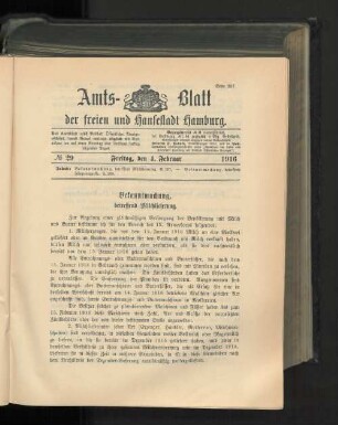 No. 29, 4. Februar 1916
