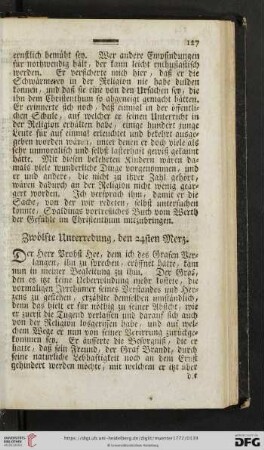 Zwoelfte Unterredung, den 24sten Merz