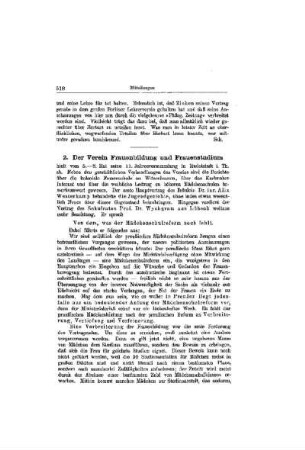 Der Verein Frauenbildung und Frauenstudium