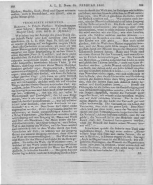 Wahrnehmungen einer Seherin. T. 2. Hrsg. v. J. F. v. Meyer. Hamburg: Perthes 1827-28