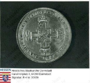 Numismatik, Silbertaler Landgraf Ernst Ludwigs v. Hessen-Darmstadt (1667-1739)