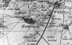Liebschützberg-Zaußwitz. Oberreit, Sect. Oschatz, 1839/40