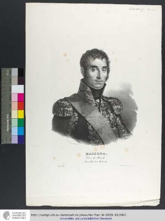 Massena, Duc de Rivoli : Mort à Paris, le 4 Avril 1817