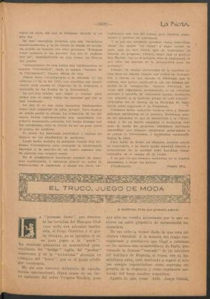 El truco, juego de moda