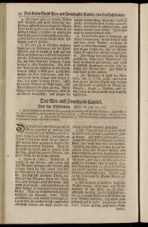 Das Vier- und Zwantzigste Capitel. Von den Eichhörnern