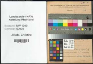 Entnazifizierung Christine Jakobi , geb. 10.10.1917 ()