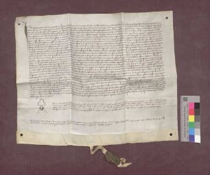 Johannes von Hohenstein, Basler Domdechant, transferiert das Patronatsrecht zu Münchenstein dem Basler Domkapitel.
