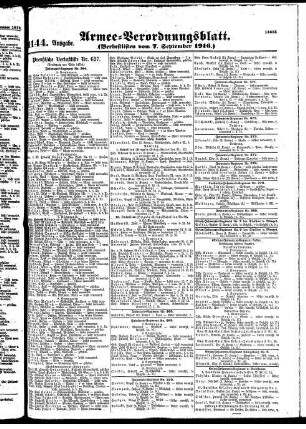 1144.Ausgabe. Donnerstag, 7. September 1916