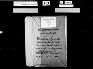 Neubildung der Gemeinde Ramsbeck aus den Gemeinden Ramsbeck, Berlar und Teilen der Gemeinde Heringhausen und Gevelinghausen Bd.1