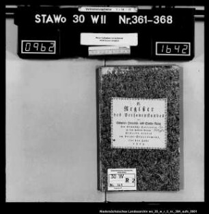 Zivilstandsregister Hallensen und Voldagsen (Kanton Greene)