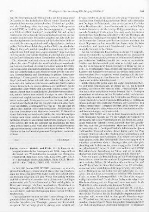 963-965 [Rezension] Pawlas, Andreas, Statistik und Ethik
