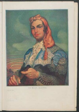 "Un majo", óleo de Nestor