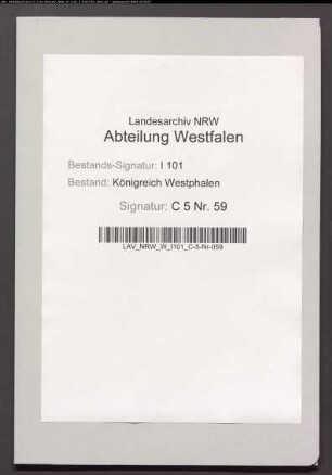 Reparatur der Pfarre zu Volmerdingsen