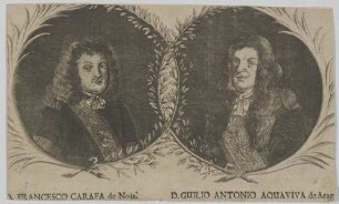 Doppelbildnis des Guilio Antonio Aquaviva und des Francesco Carafa