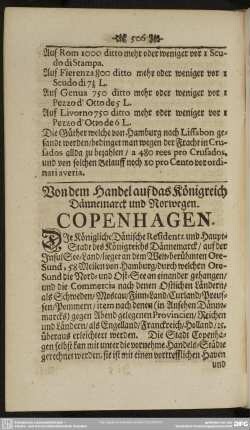 Von dem Handel auf das Königreich Dännemarck und Norwegen