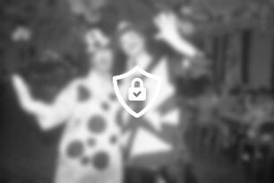Blau-Weiße-Nacht: Sportlerheim des TSV (am Rödenbrook): Clown-Duo [Name maskiert] und [Name maskiert] aus Wentorf: 06. Februar 1988