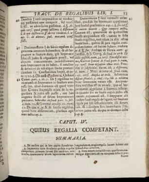 Caput. IV. Quibus Regalia Competant
