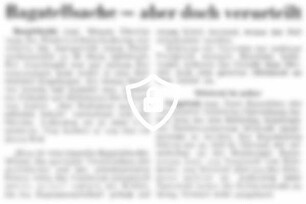 Bagatellsache - aber doch verurteilt