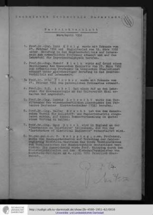März / April 1952