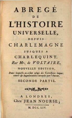 Abregé De L'Histoire Universelle, Depuis Charlemagne, Jusques A Charle Quint, 2