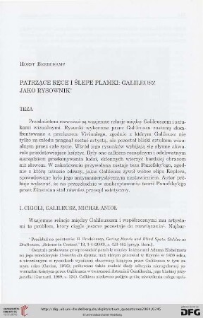 15: Patrzące ręce i ślepe plamki : Galileusz jako rysownik