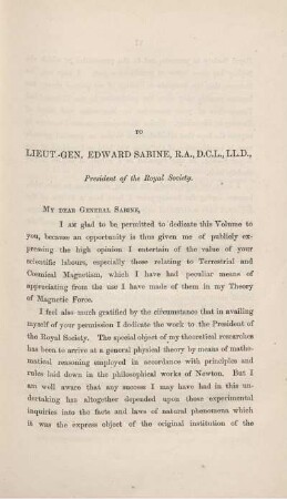 To Edward Sabine.