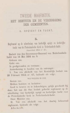 A. Opzicht en tucht