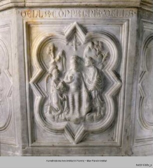 Taufbecken : Taufe Christi
