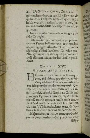 Caput XVI. - Caput XXXIII.