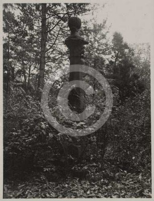 Staupsäule im Schlosspark Gnichwitz