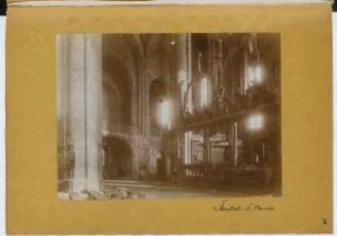 St. Marien, Stendal: Innenansicht (aus: Skizzen- und Fotoalbum 11)