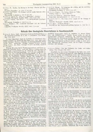 704-705 [Rezension] Lieberg, Hellmut, Amt und Ordination bei Luther und Melanchthon