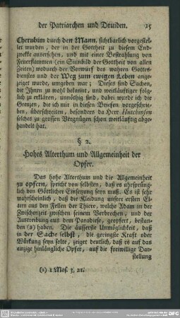 §. 2. Hohes Alterthum und Allgemeinheit der Opfer