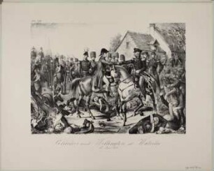 Blücher and Wellington auf dem Schlachtfelde at Waterloo 18. Juni 1815