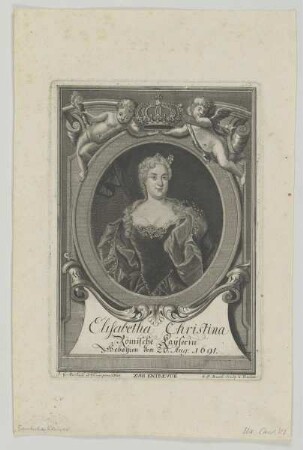 Bildnis der römisch-deutschen Kaiserin Elisabetha Christina