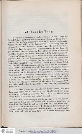 Geldbeschaffung