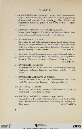 Plastik (Nr. 272-279)