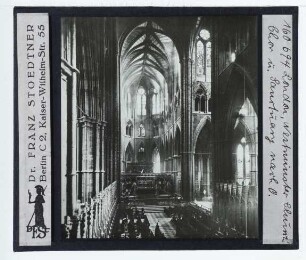 London, Westminster Abbey, Mittelschiff und Chor