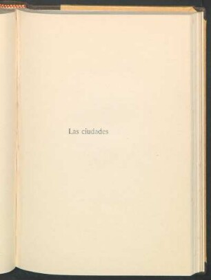Las ciudades