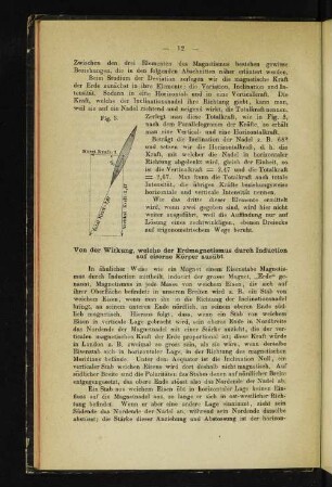 Von der Wirkung, welche der Erdmagnetismus durch Induction auf eiserne Körper ausübt.