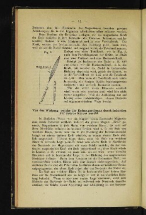 Von der Wirkung, welche der Erdmagnetismus durch Induction auf eiserne Körper ausübt.