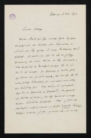 Brief 43: 02.11.1910