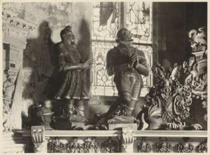 Stifterfiguren: Heinrich und Otto Pflugk